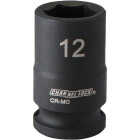 Channellock 3/8 In. Drive 12 mm 6-Point Shallow Metric Impact Socket Image 1
