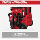 Milwaukee PACKOUT Tool Box 3-Hook Attachment Image 4