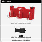 Milwaukee PACKOUT Tool Box 3-Hook Attachment Image 3