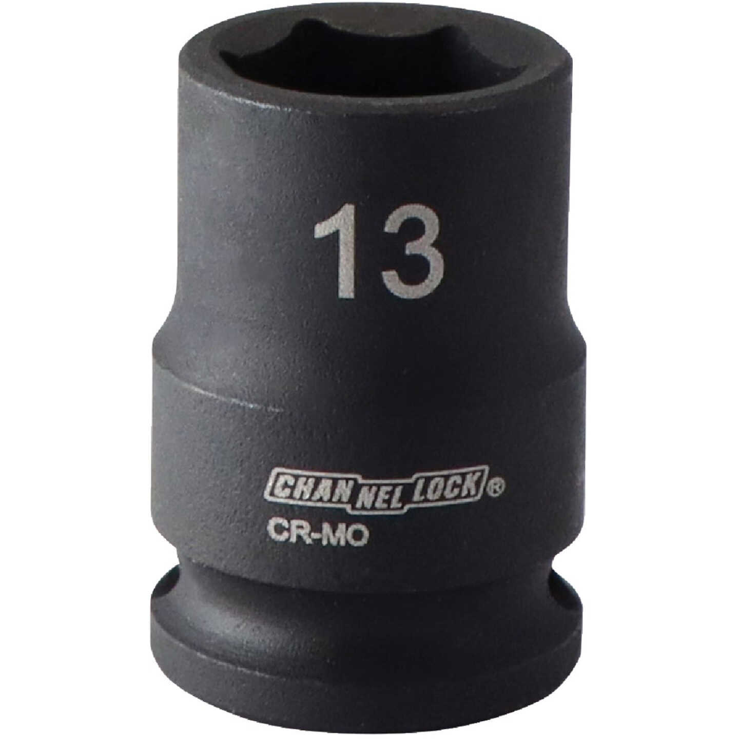 Channellock 3/8 In. Drive 13 mm 6-Point Shallow Metric Impact Socket Image 1