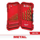 Milwaukee THUNDERBOLT 20-Piece Titanium Drill Bit Set, 1/16 In. thru 1/2 In. Image 1