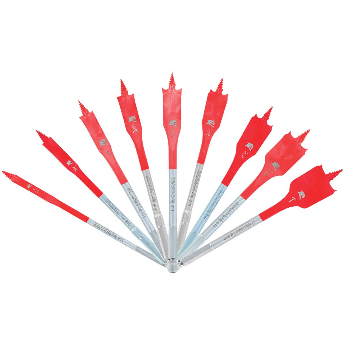 Diablo SPEEDemon Spade Bit Set (9-Piece) Image 1
