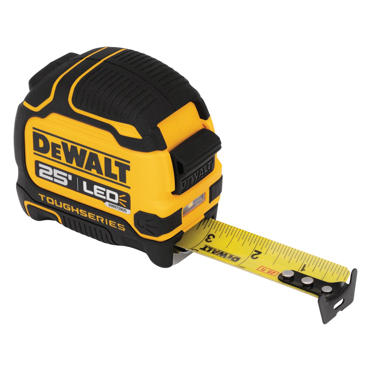 DEWALT TOUGHSERIES 25 Ft. Tape Measure with LED Light Image 4