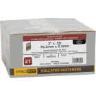 Pro-Fit 3 In. x 0.131 In. 21 Degree Plastic Strip Round Head Brite Framing Stick Nails (1000 Ct.) Image 2