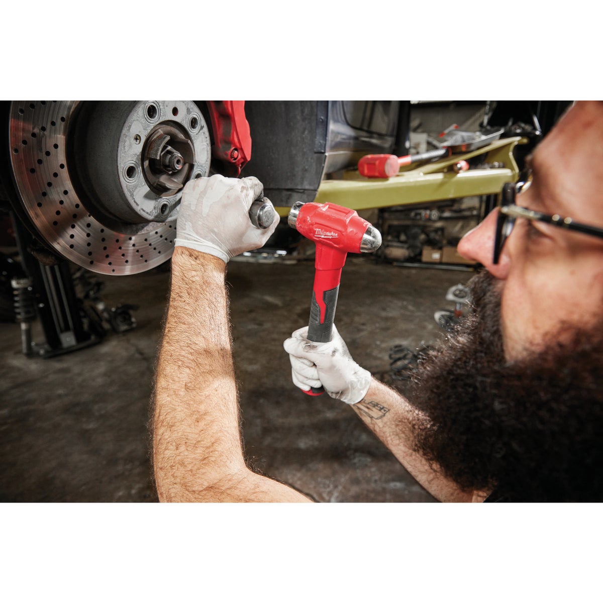 Milwaukee 16 Oz. Dead Blow Ball Peen Hammer Image 5