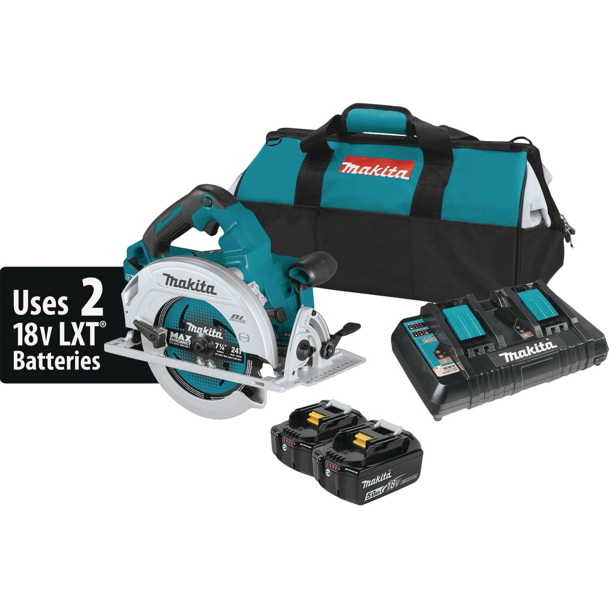 Makita 18V X2 LXT Lithium-Ion Brushless 7-1/4 In. Cordless Circular Saw Kit