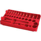 Milwaukee 28-Piece 3/8 In. Drive Standard PACKOUT Tray Ratchet and Socket Holder Image 1