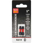 Do it Best 1 In. Slotted #6-8 Impact Ready Screwdriver Bit (2-Pack) Image 1