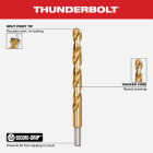 Milwaukee THUNDERBOLT 14-Piece Titanium Drill Bit Set, 1/16 In. thru 1/2 In. Image 3