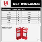 Milwaukee THUNDERBOLT 14-Piece Titanium Drill Bit Set, 1/16 In. thru 1/2 In. Image 2