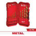 Milwaukee THUNDERBOLT 14-Piece Titanium Drill Bit Set, 1/16 In. thru 1/2 In. Image 1