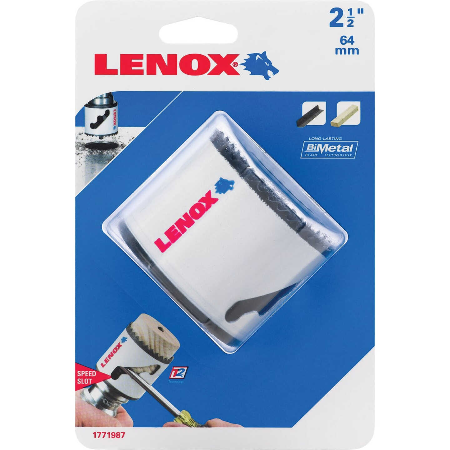 Lenox Speed Slot 2-1/2 In. Bi-Metal Hole Saw Image 2