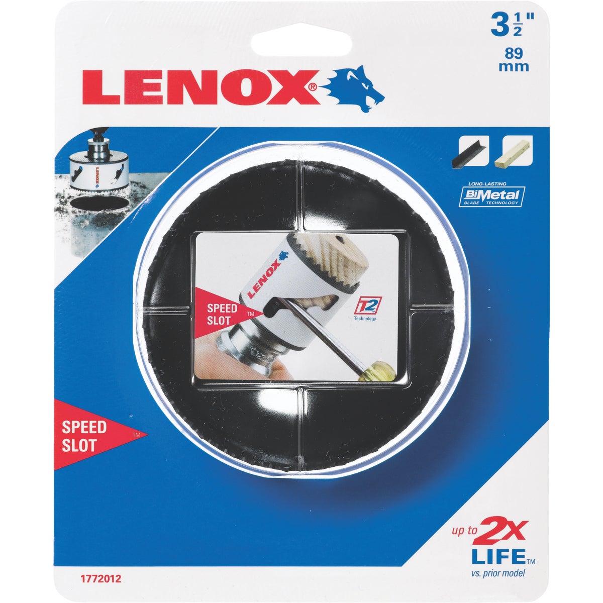 Lenox Speed Slot 3-1/2 In. Bi-Metal Hole Saw Image 2