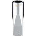 Milwaukee 1/4 In. Drive 1/2 In. 6-Point Deep Standard Socket with FOUR FLAT Sides Image 1