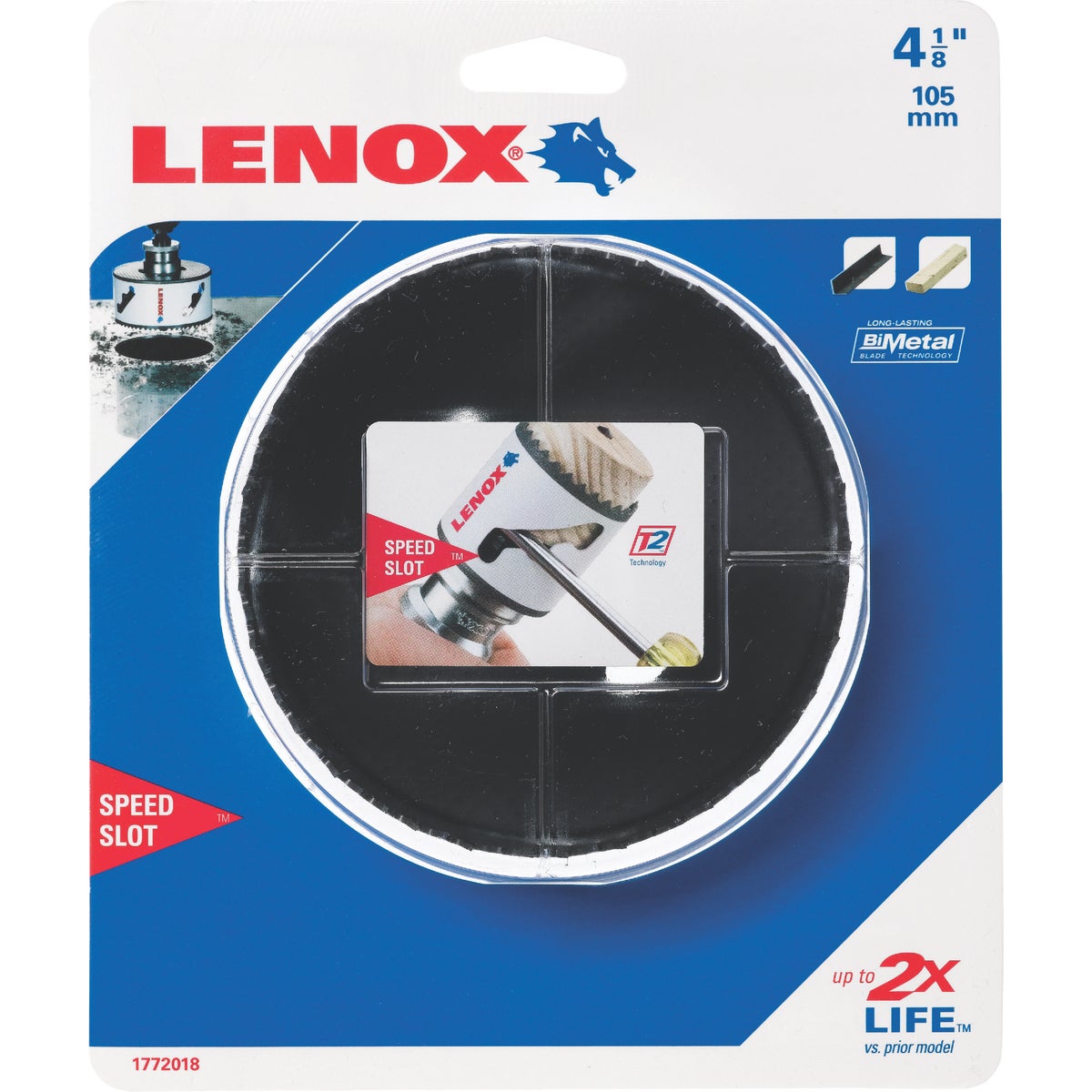 Lenox Speed Slot 4-1/8 In. Bi-Metal Hole Saw Image 2