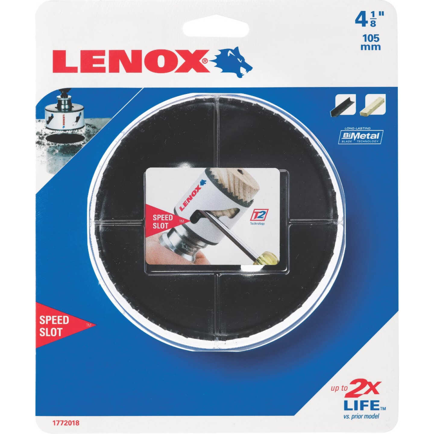 Lenox Speed Slot 4-1/8 In. Bi-Metal Hole Saw Image 2