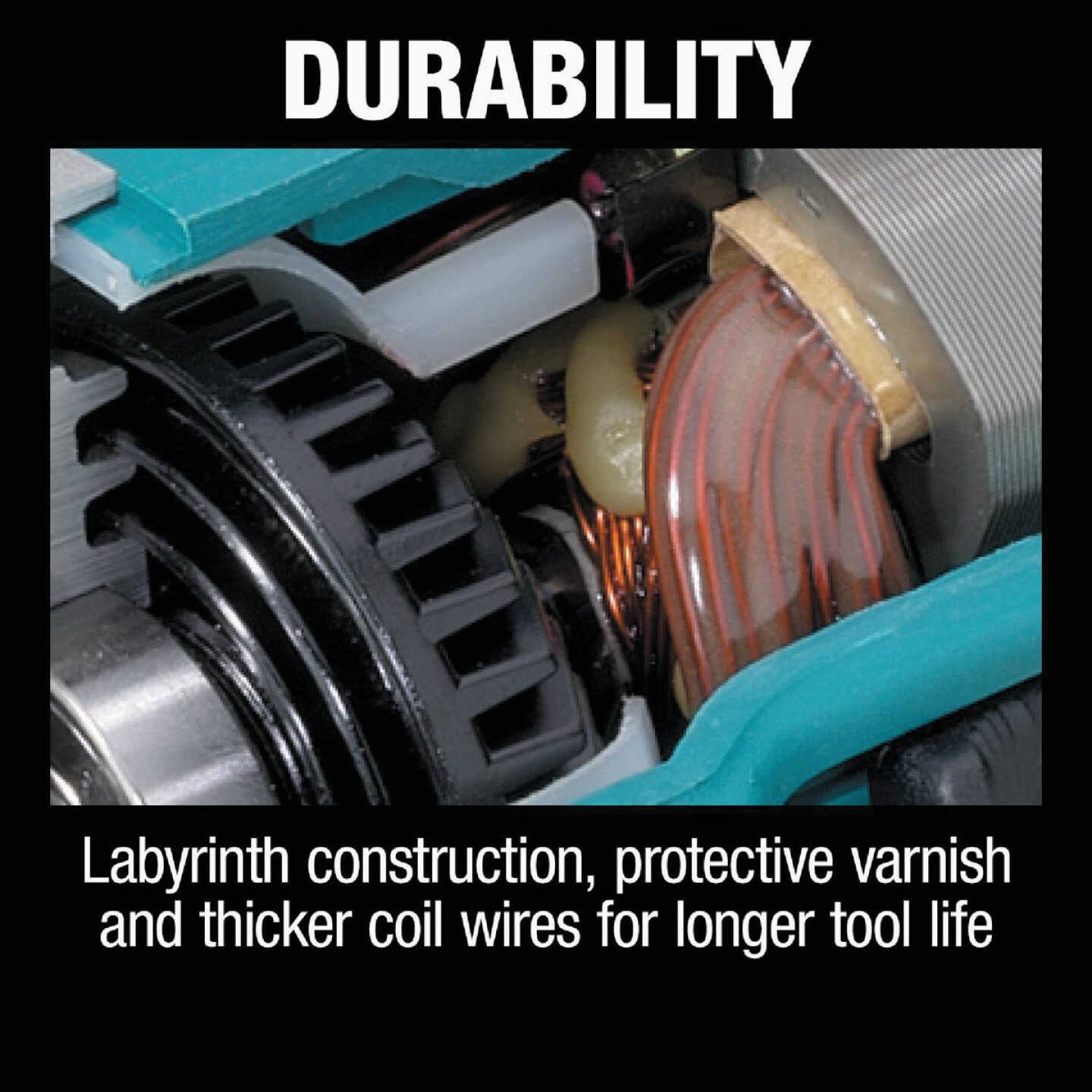 Makita 4-1/2 In. 7.5-Amp X-LOCK Angle Grinder with Lock On Image 6