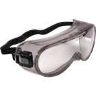 Safety Works Pro Safety Gray Tint Frame Safety Goggles with Anti-Fog Clear Lenses Image 1