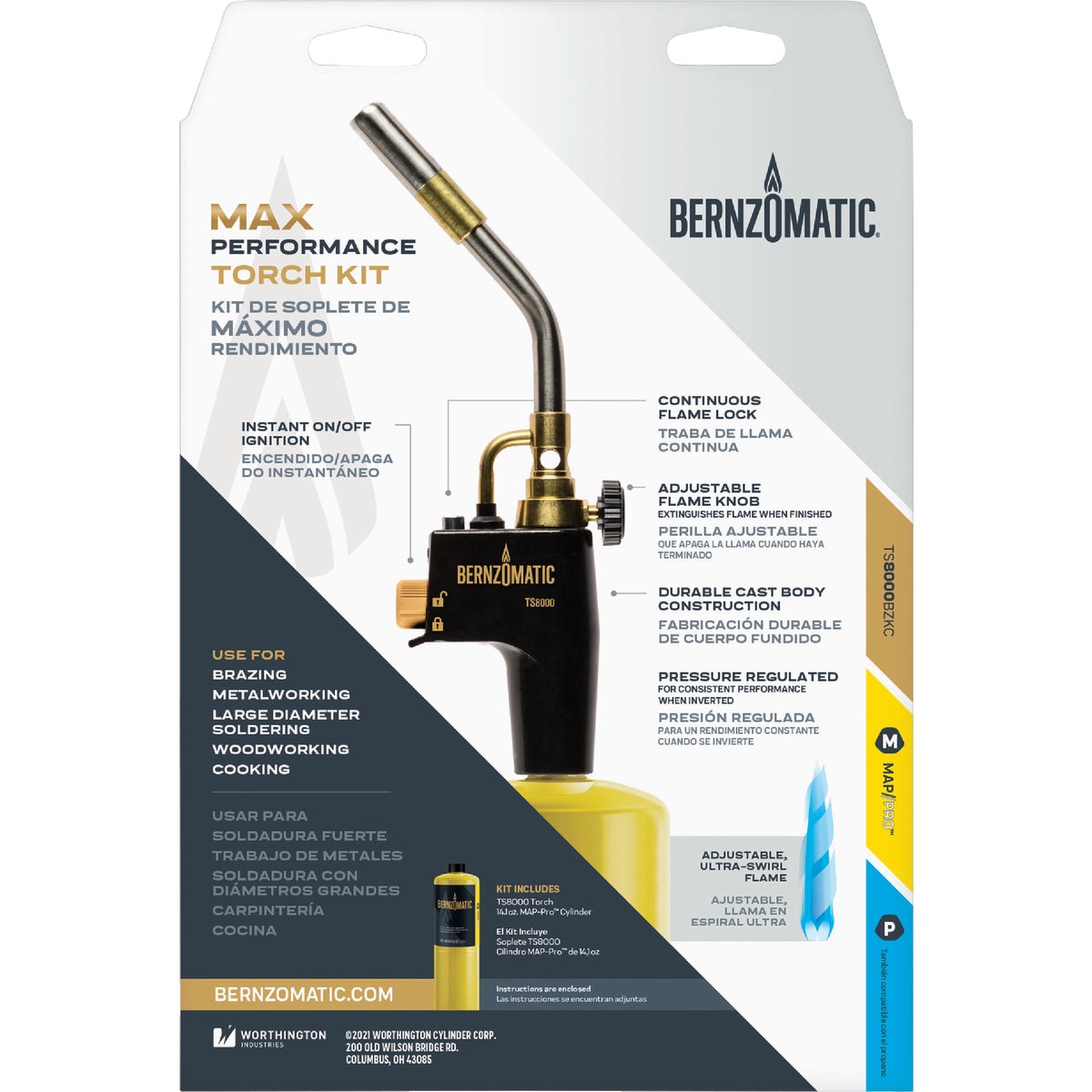 Bernzomatic Max Performance Torch Kit Image 3