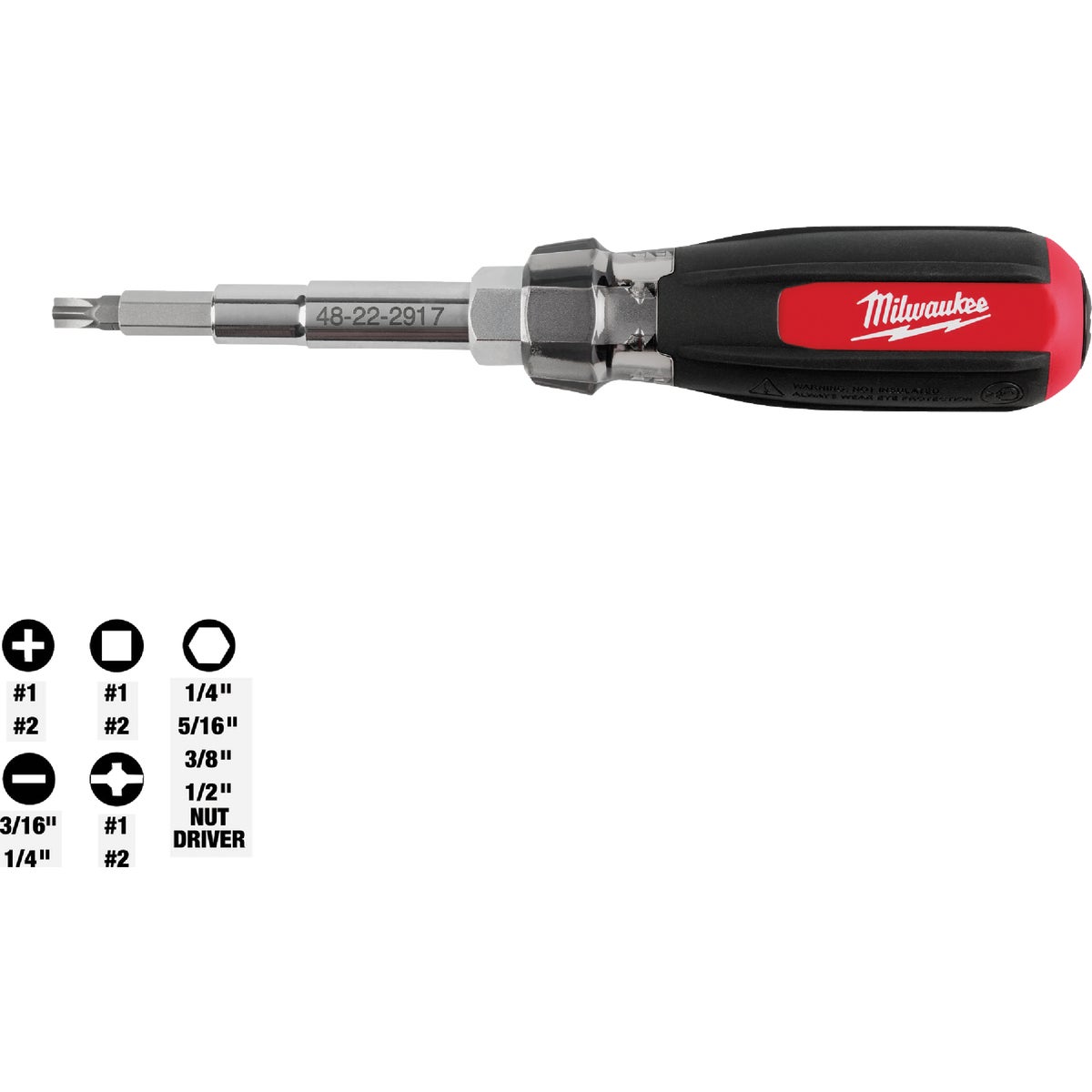 Milwaukee 13-In-1 Magnetic Multi-Bit Screwdriver