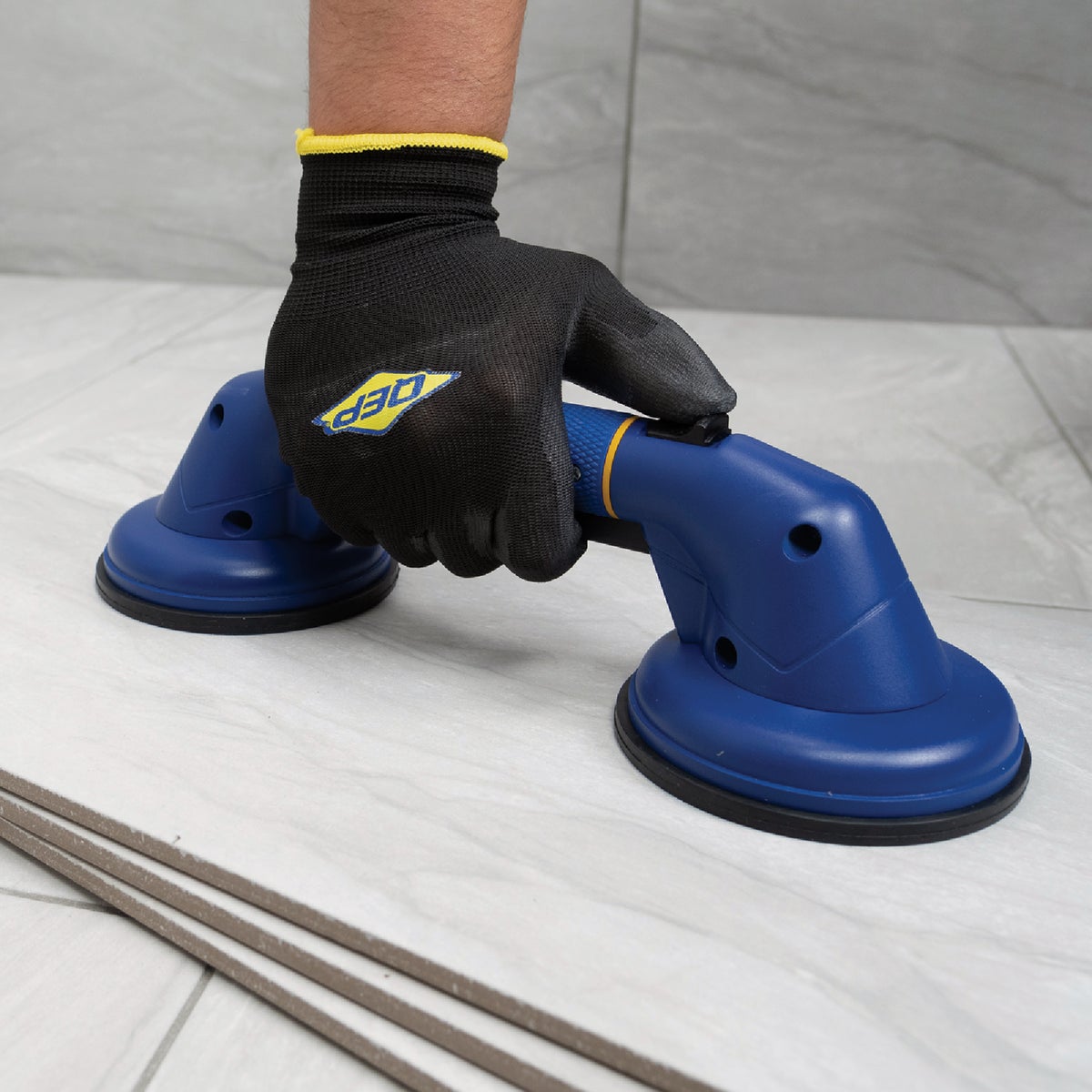 QEP Pro MAXGrip Double Suction Cup Portable Handle Image 2