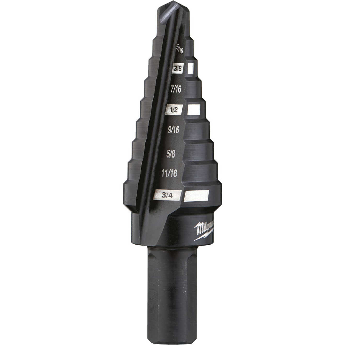 Milwaukee 1/4 In. - 3/4 In. #3 Step Drill Bit, 9 Steps Image 1