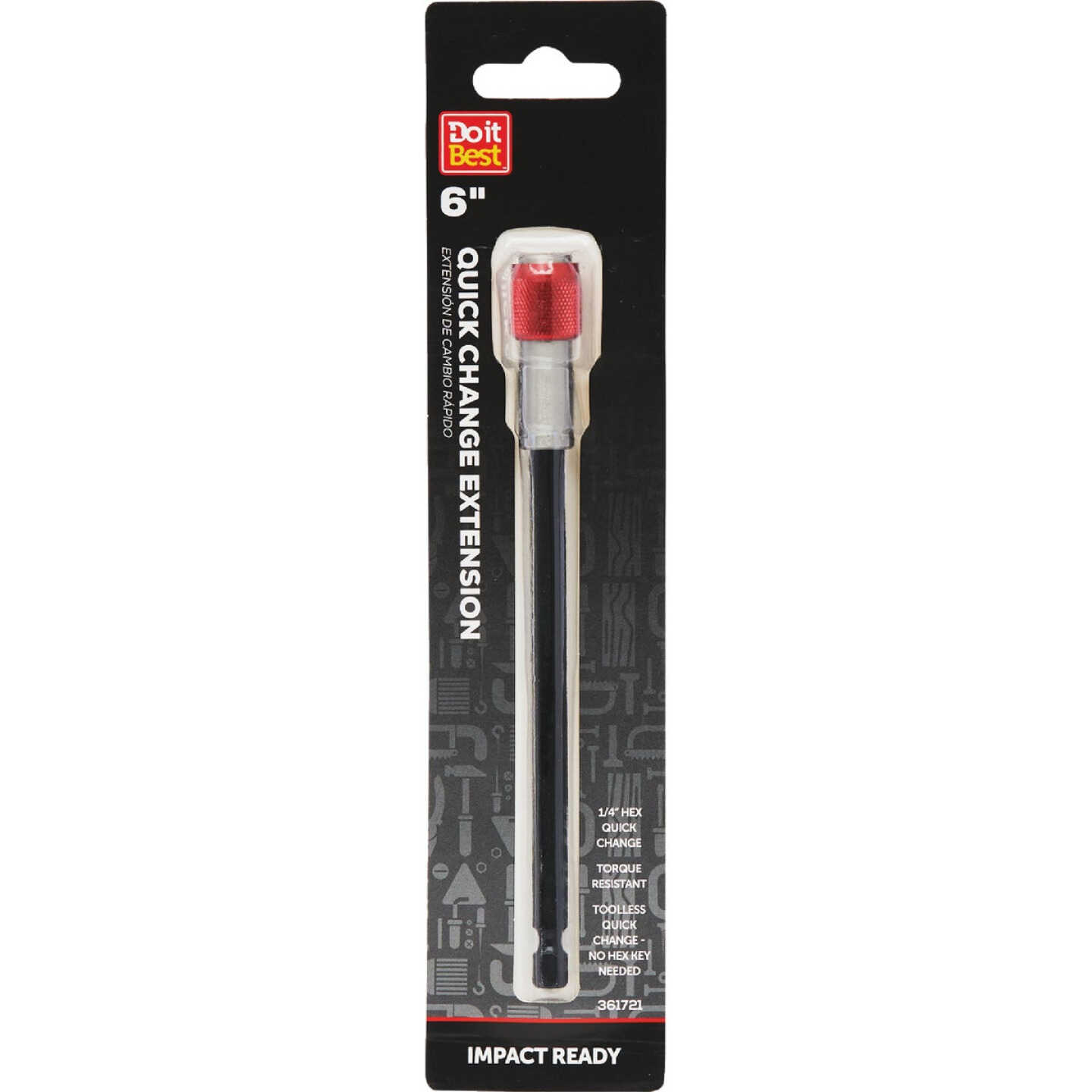 Do it Best 6 In. Impact Duty Quick Change Bit Extension Image 1