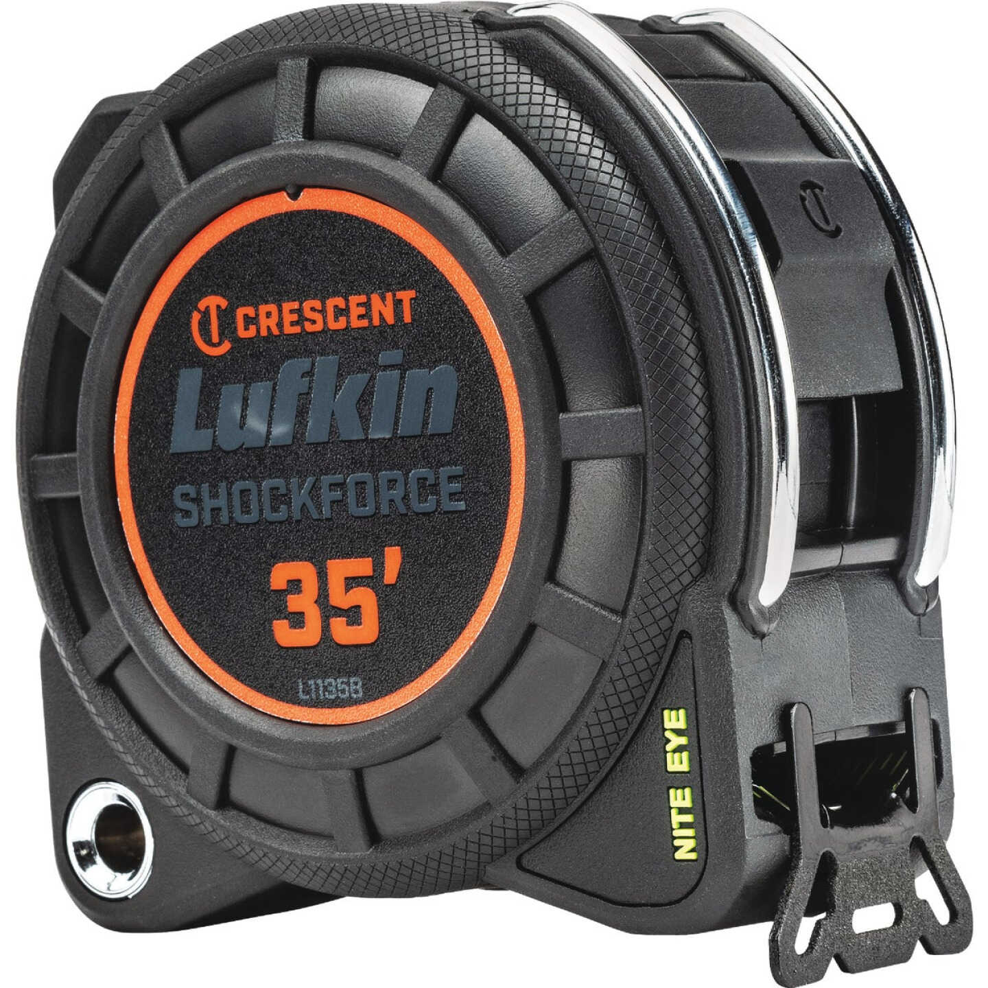 Crescent Lufkin Shockforce Nite Eye G1 1-3/16 In. x 35 Ft. Dual Sided Tape Measure Image 1