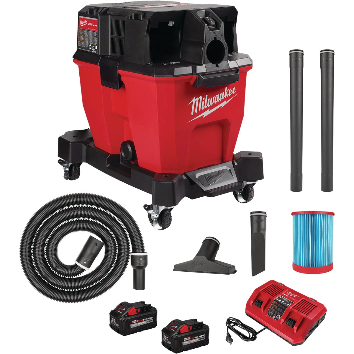 Milwaukee M18 FUEL 18V 9 Gal. 4.25-Peak HP Lithium-Ion Brushless Cordless Wet/Dry Vacuum Kit Image 1