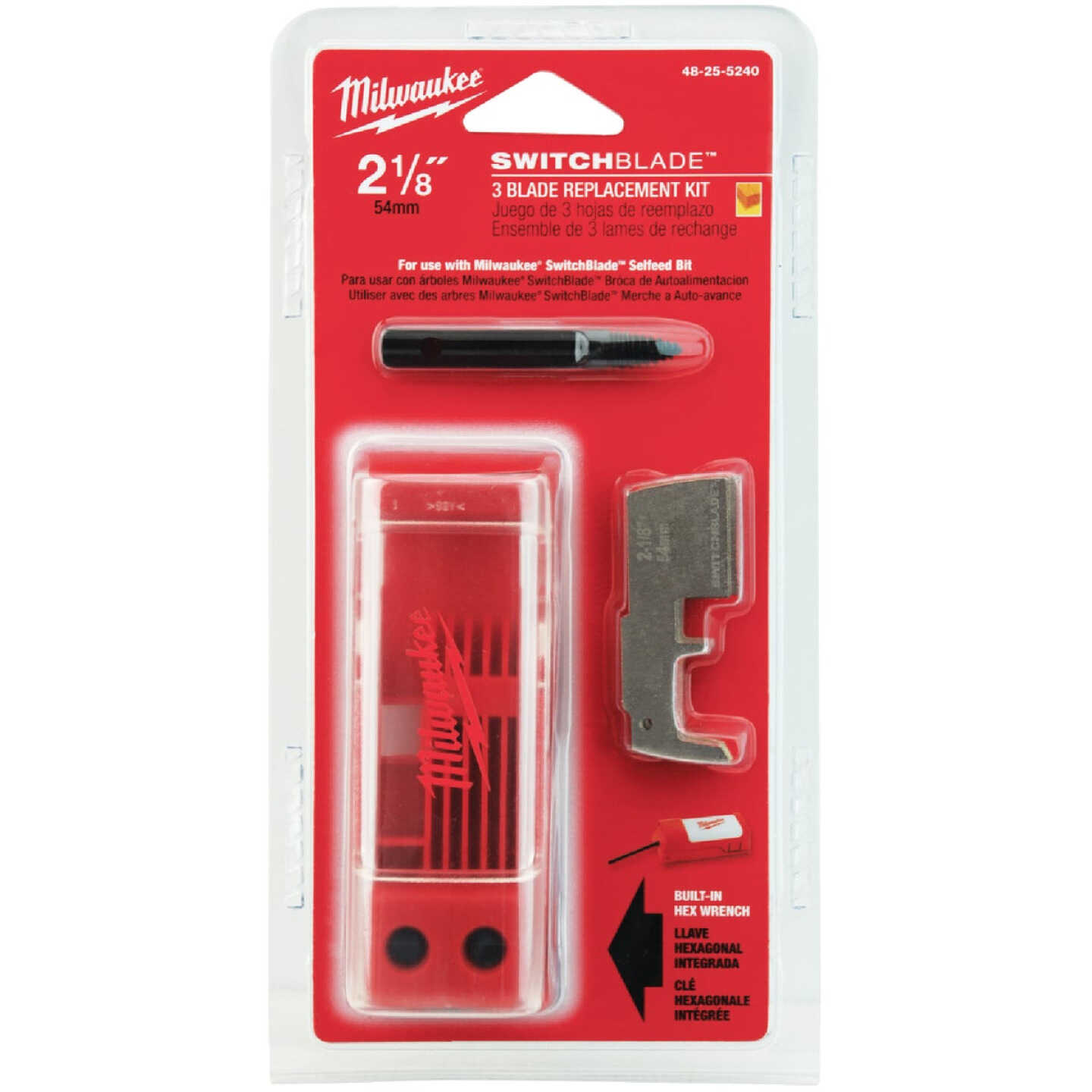 Milwaukee SWITCHBLADE 2-1/8 In. Selfeed Replacement Blade Image 1