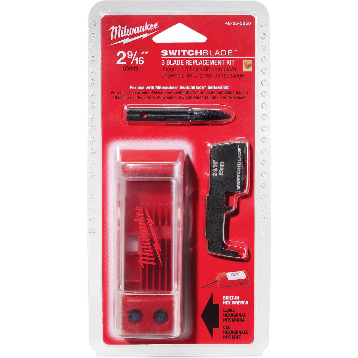 Milwaukee SWITCHBLADE 2-9/16 In. Selfeed Replacement Blade Image 1
