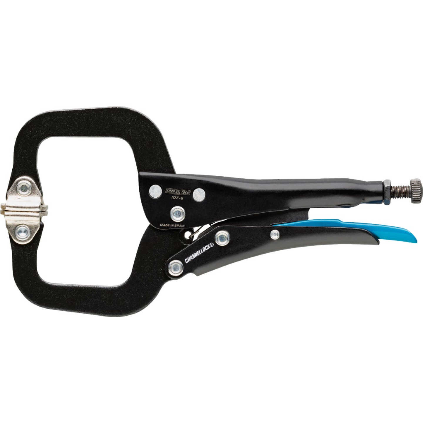 Channellock 6 In. C-Clamp Locking Pliers with Swivel Pads Image 1