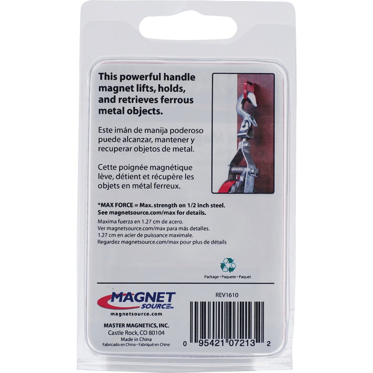 Master Magnetics 2 in. 3/4 in. 1 in. Handle Magnet Image 9