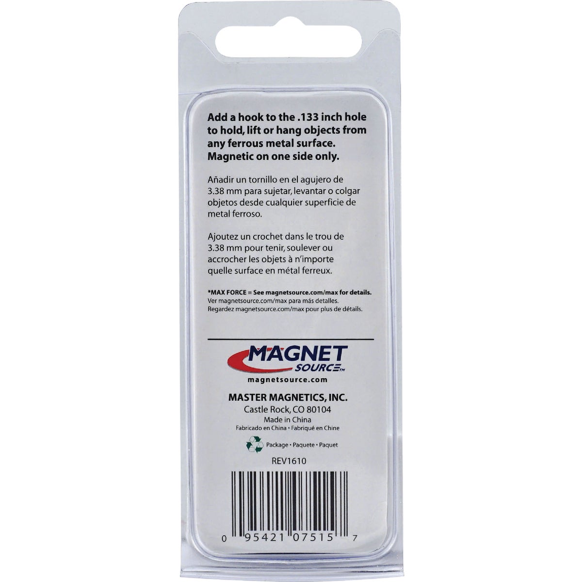 Master Magnetics 1-3/16 in. 4 Lb. Magnetic Base Image 4