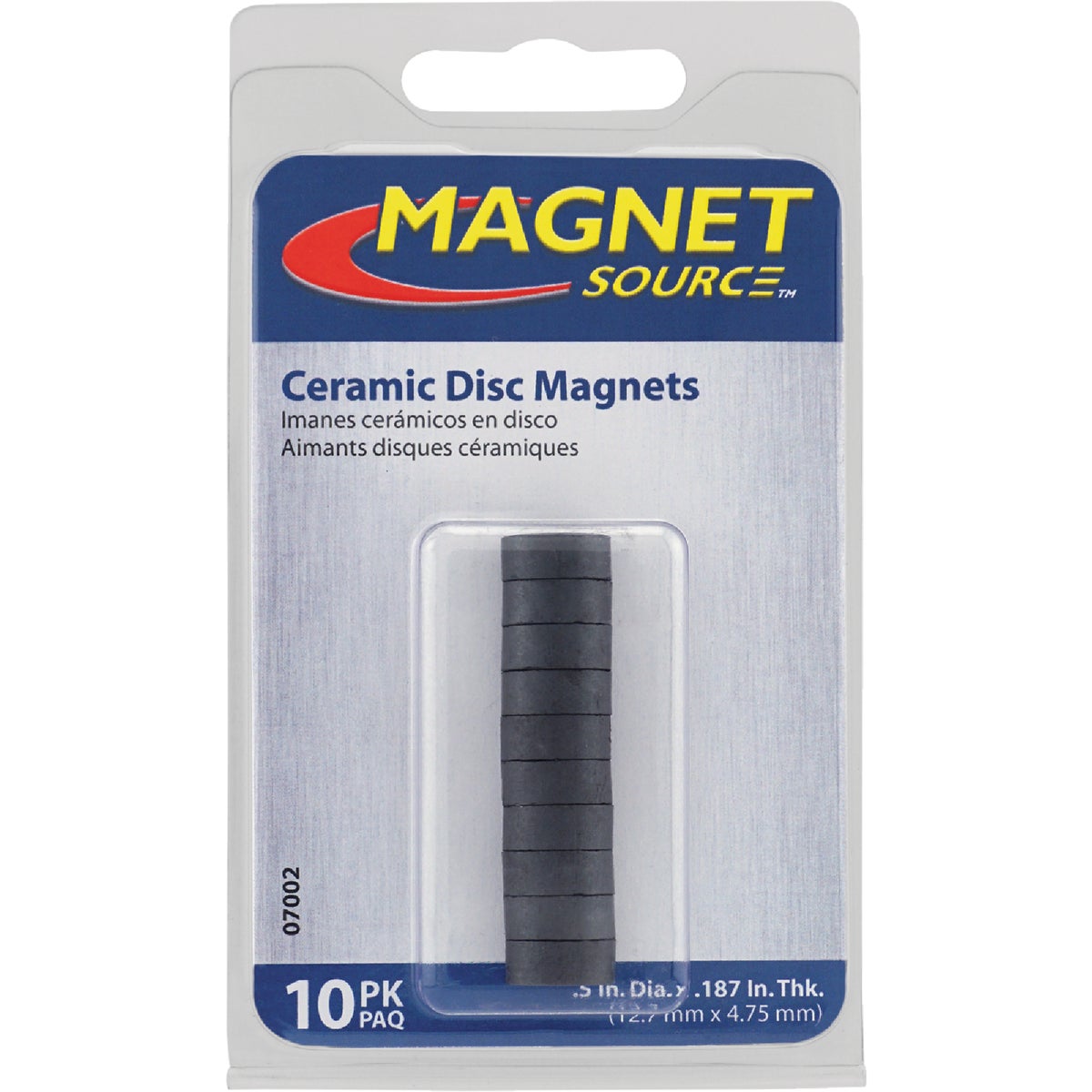 Master Magnetics 1/2 in. Multi-Pole Ceramic Magnetic Disc (10-Pack) Image 5