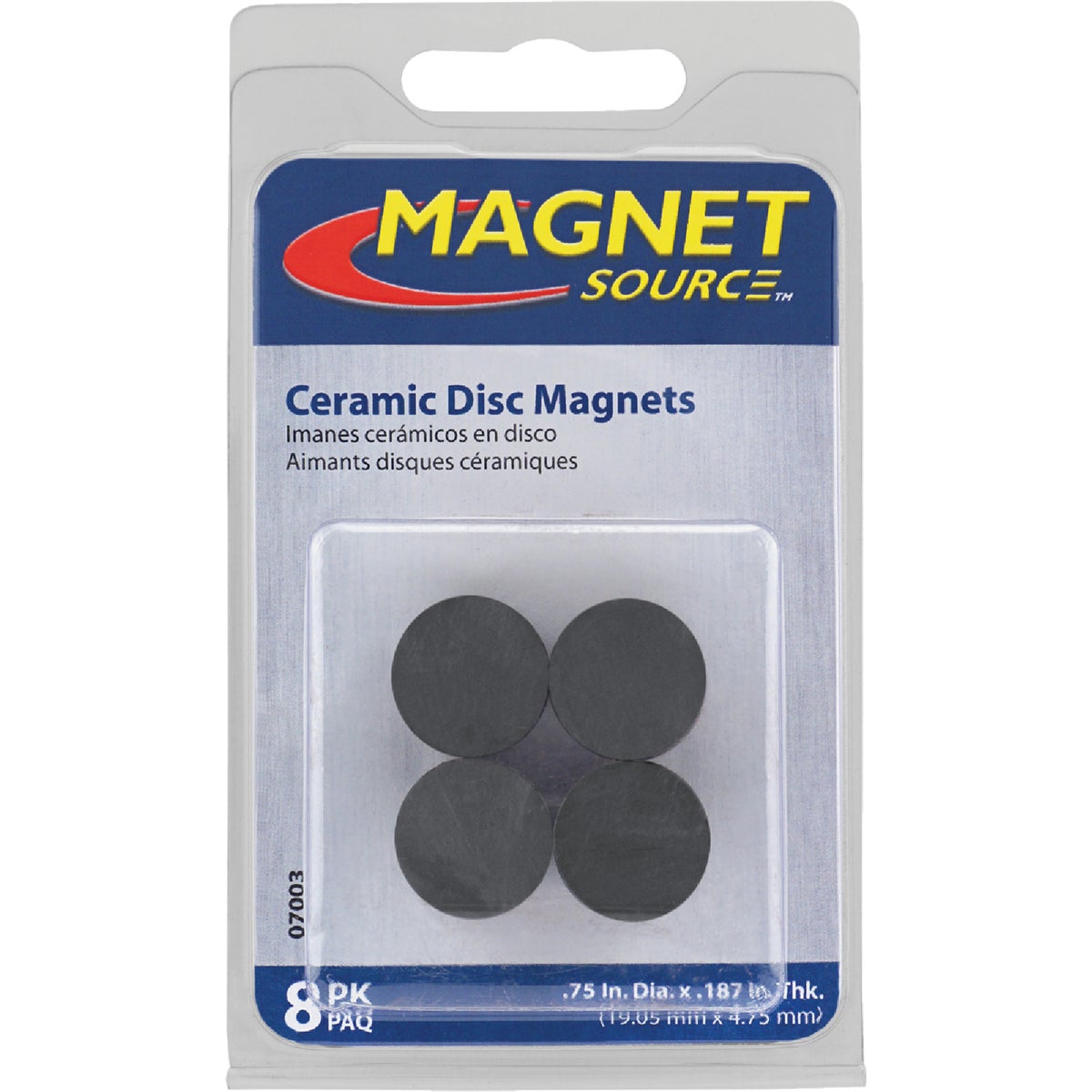Master Magnetics 3/4 in. Ceramic Magnetic Discs (8-Pack) Image 5