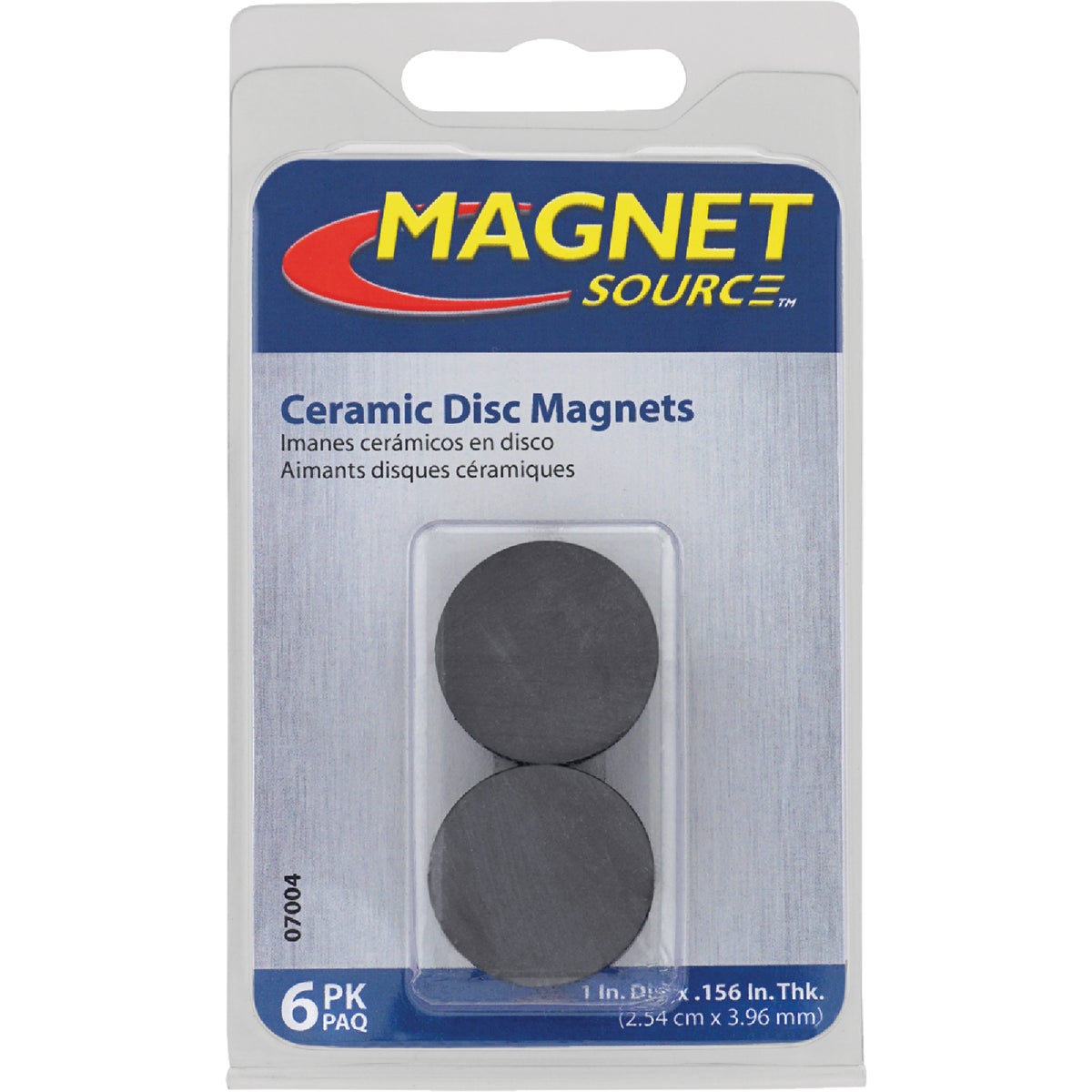 Master Magnetics Ceramic 1 in. Magnetic Discs (6-Pack) Image 5