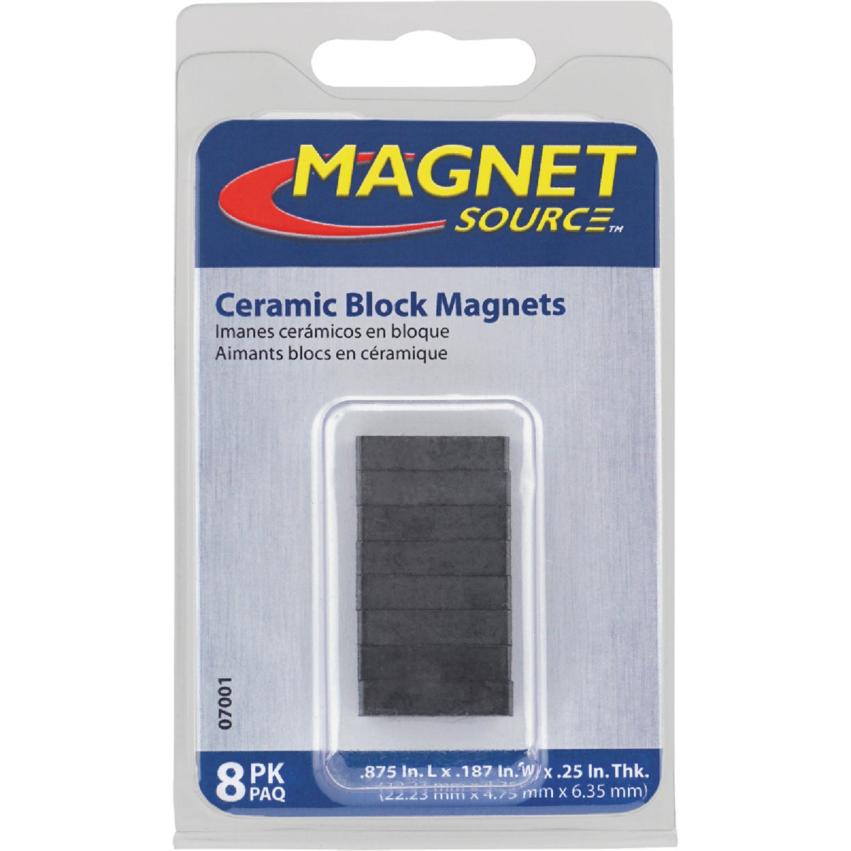 Master Magnetics 7/8 in. x 1/4 in. Magnetic Block Image 4