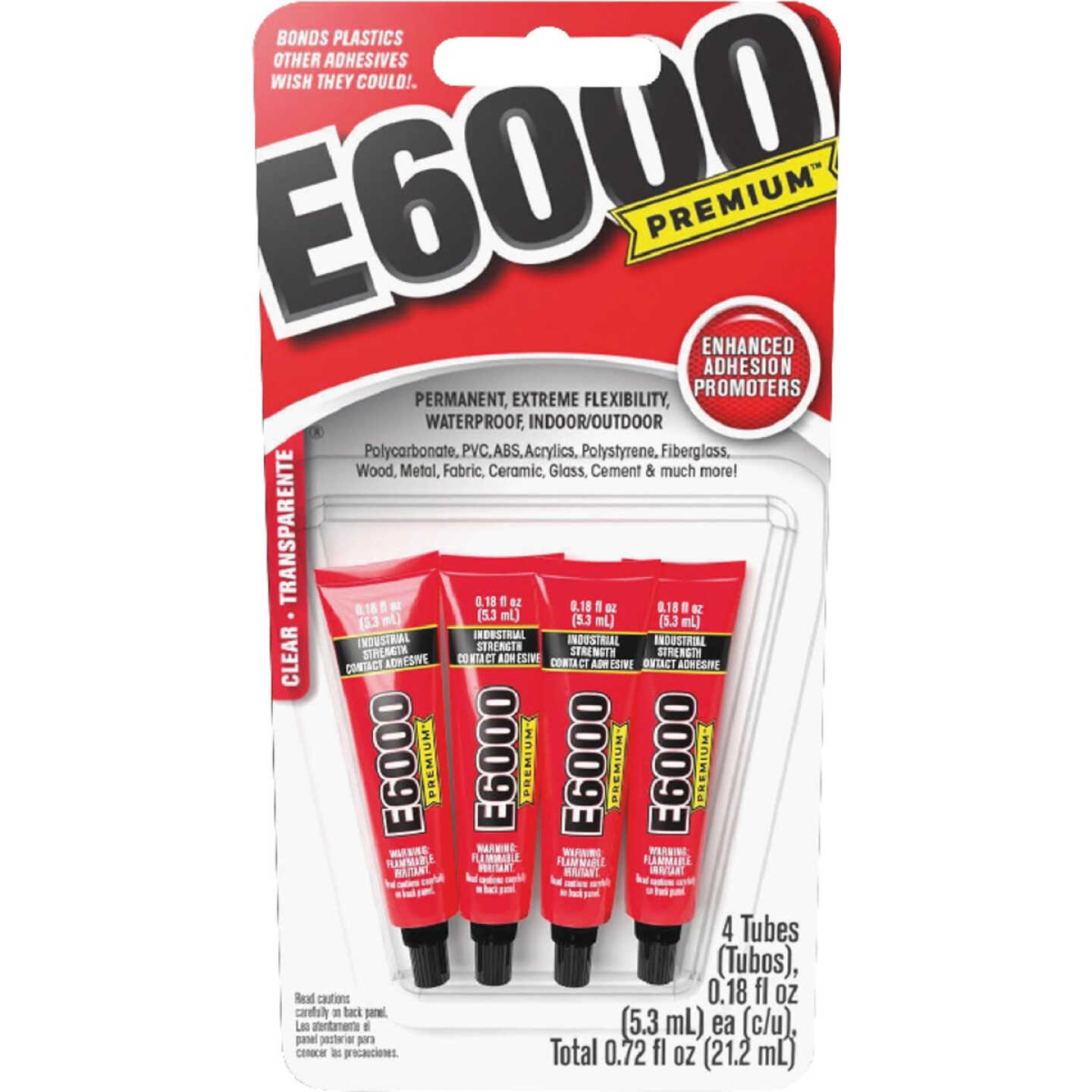 E6000 PREMIUM 0.18 Oz. Clear Adhesive (4-Pack) Image 1