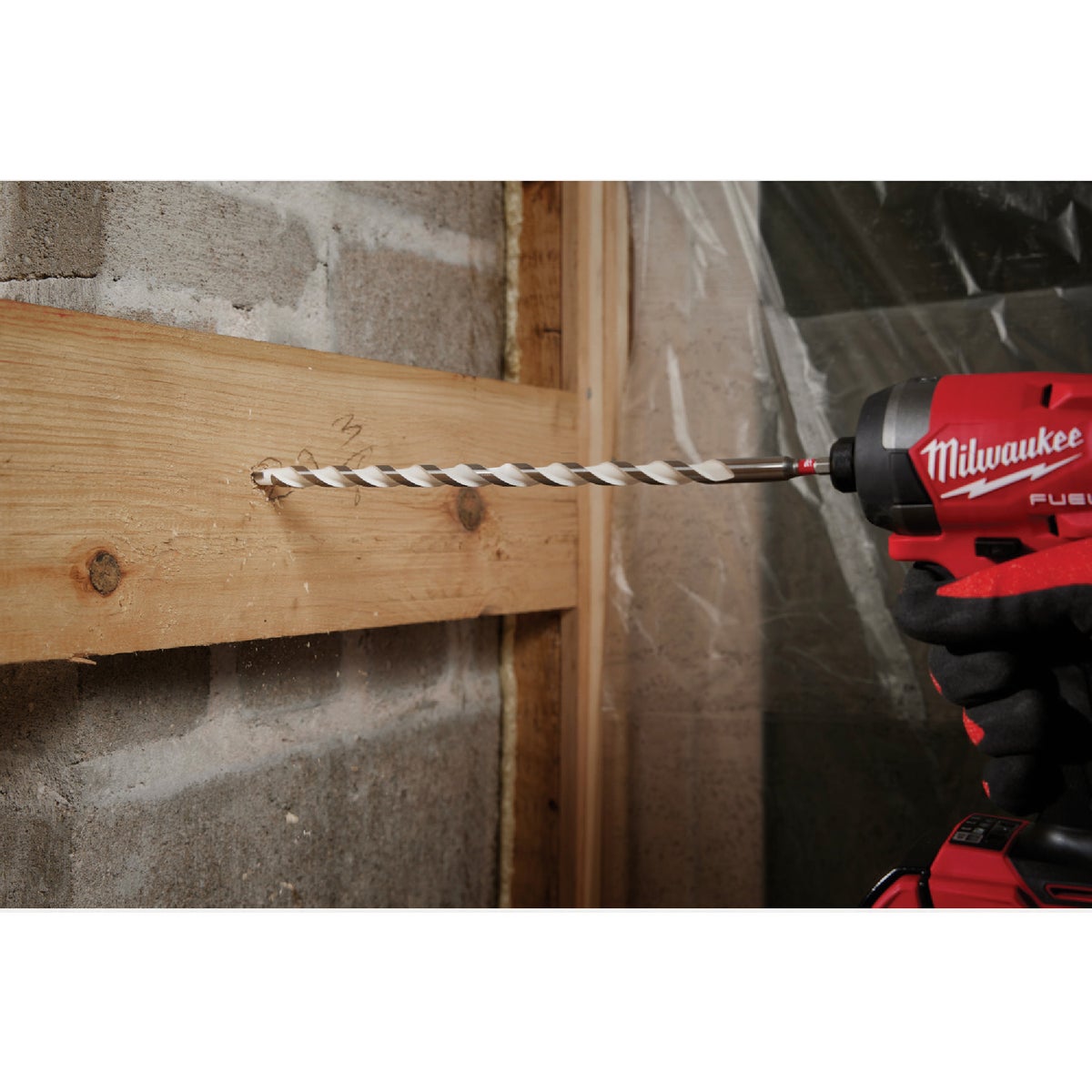 Milwaukee SHOCKWAVE 3/8 In. x 12 In. Impact Duty Carbide Multi-Material Hex Shank Drill Bit Image 6