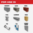 Milwaukee SHOCKWAVE 3/8 In. x 12 In. Impact Duty Carbide Multi-Material Hex Shank Drill Bit Image 3