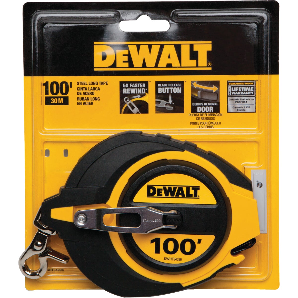 DEWALT Steel Closed Case Reel Tape Image 2