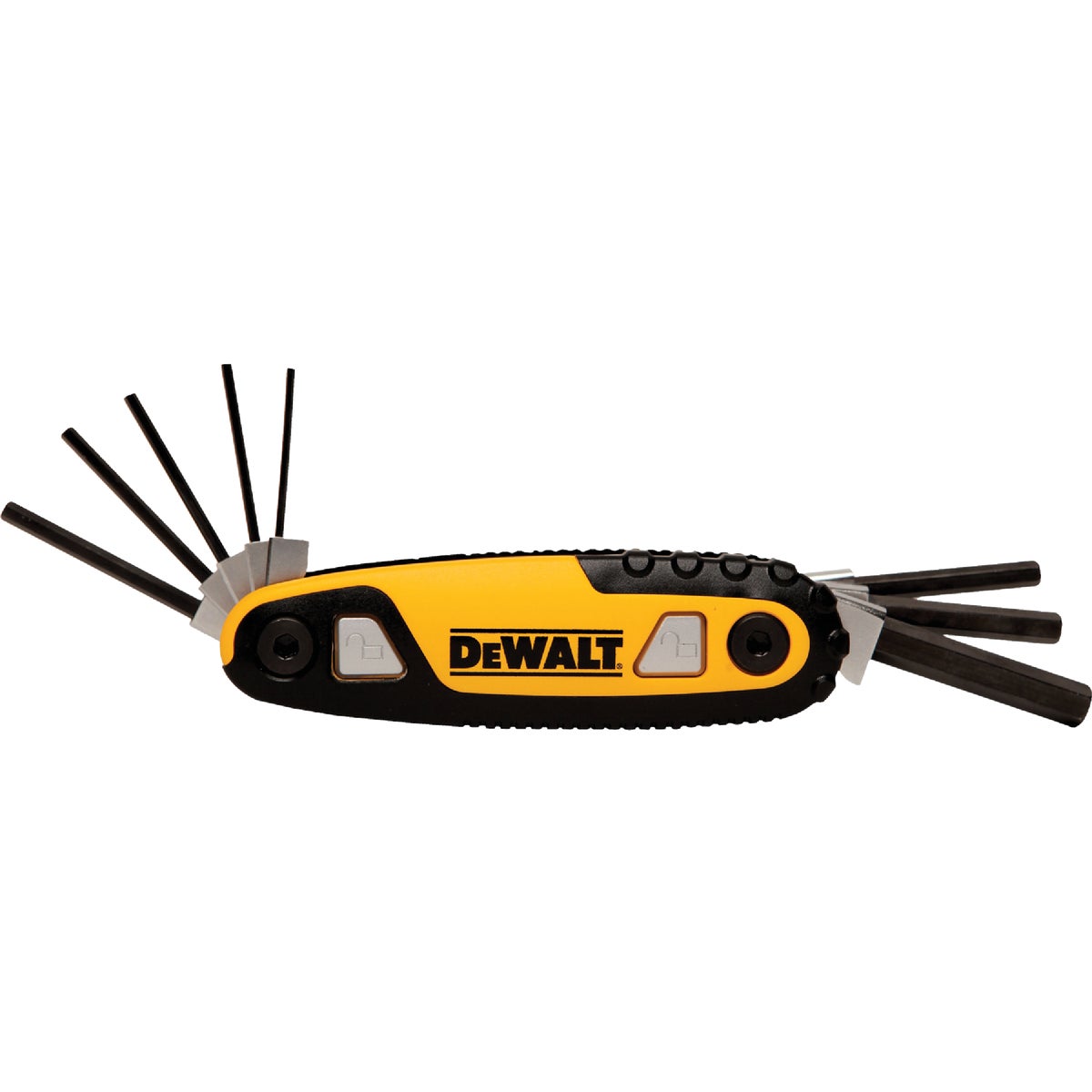 DEWALT Metric Folding and Locking Hex Key Set, 8-Piece Image 5