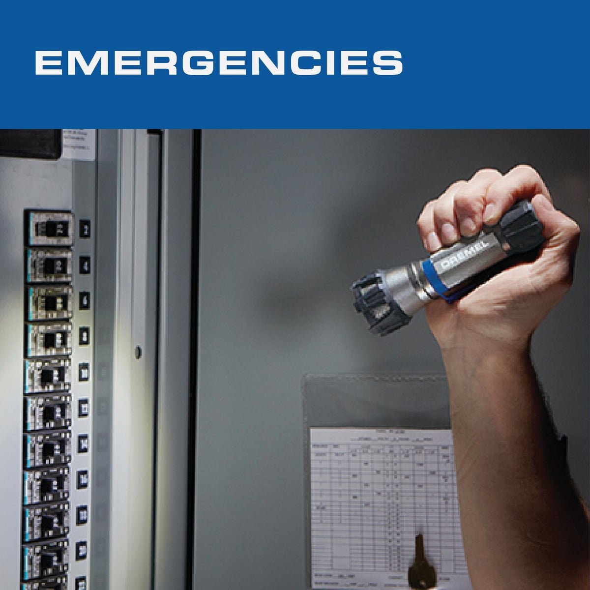 Dremel Home Solutions LED Aluminum 500 Lm. USB Rechargeable Flashlight Image 3