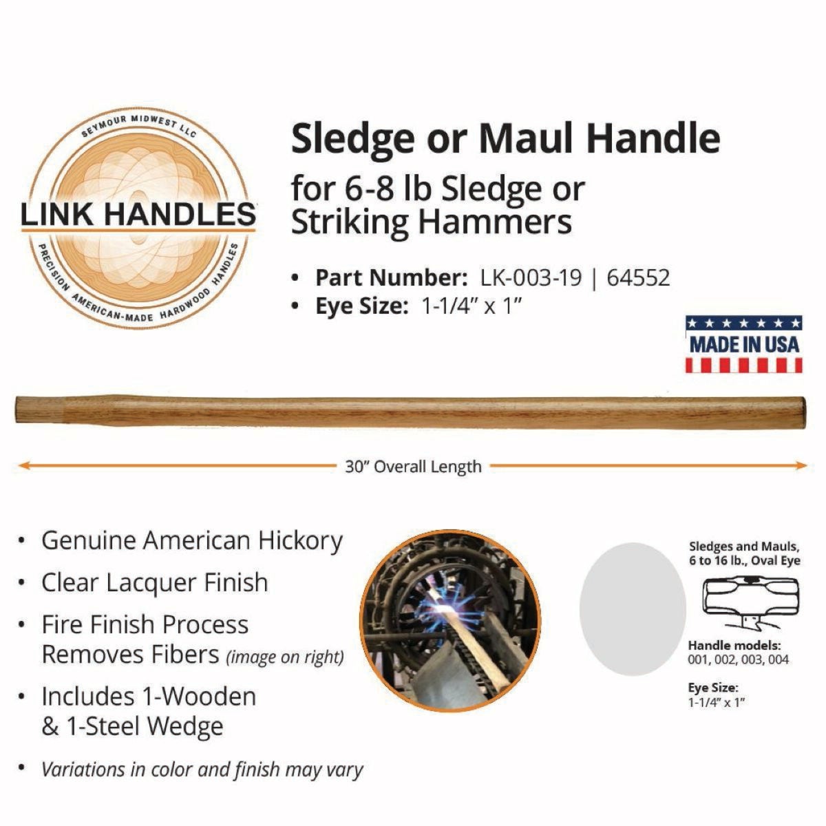 Link 30 In. Sledge or Maul Handle Image 1