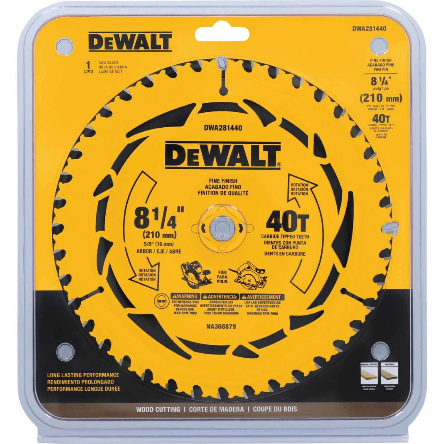 DEWALT 8-1/4 In. 40-Tooth Circular Saw Blade Image 2