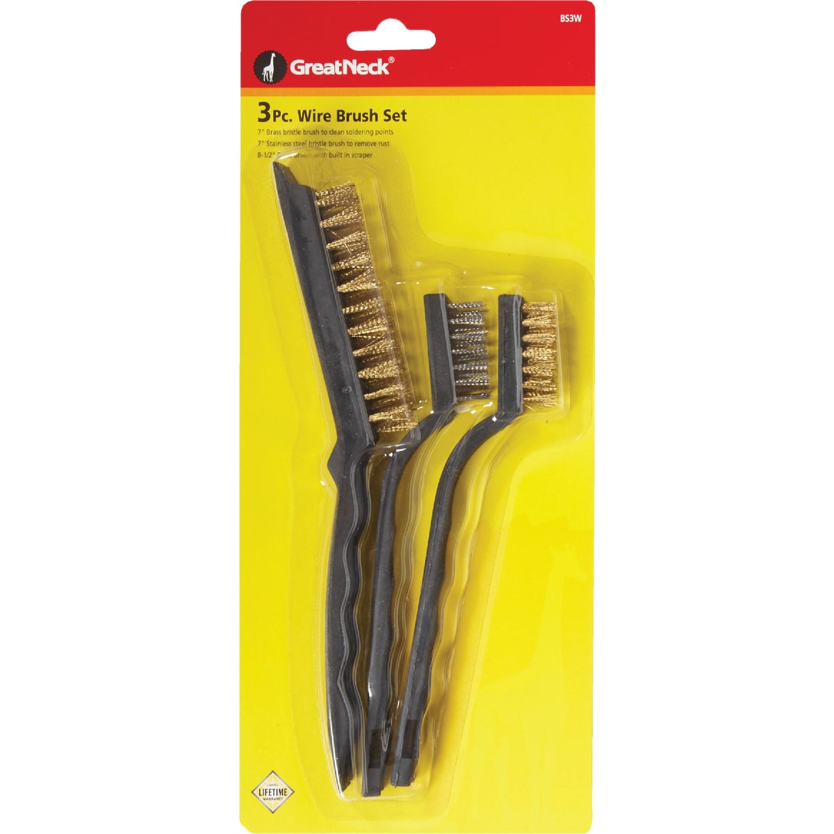 Great Neck Wire Brush Set, (3-Pack) Image 2