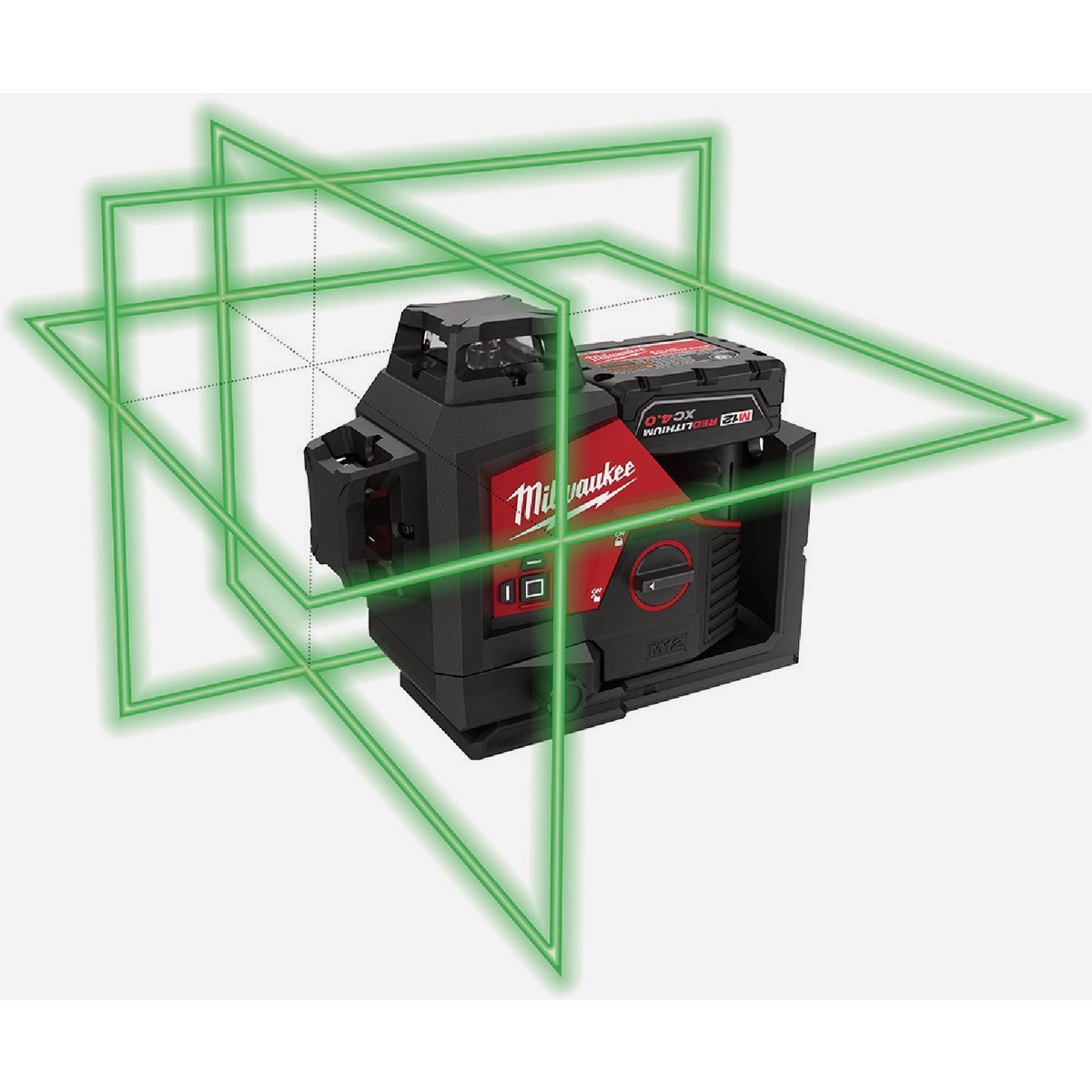 Milwaukee M12 Green 360-Degree 3-Plane Laser Kit Image 2
