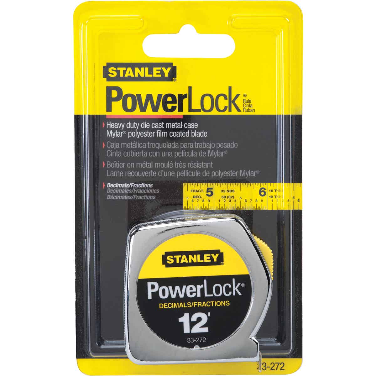 Stanley PowerLock 12 Ft. Fractional/Decimal Engineer's Tape Measure Image 2