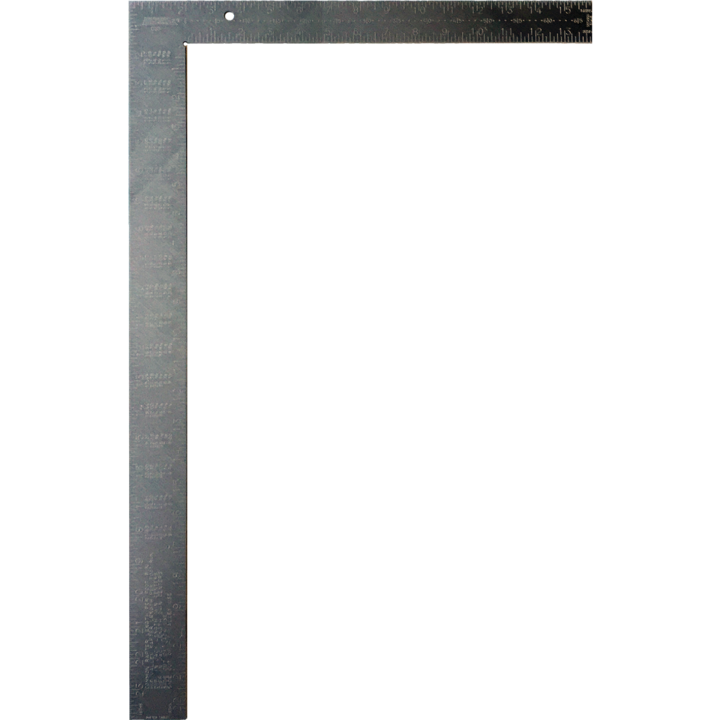 Johnson Level 16 In. x 24 In. Aluminum Carpenter's Square with Tables Image 1
